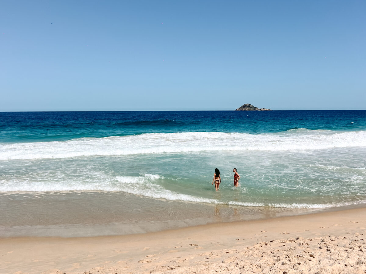Sao Conrado beach in Brazil.