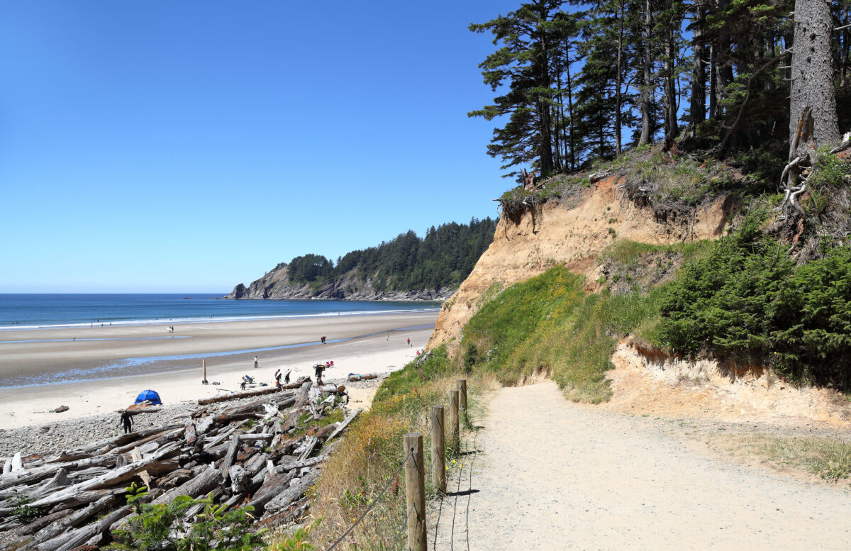 Short Sand Beach as Oswald West, Oregon.