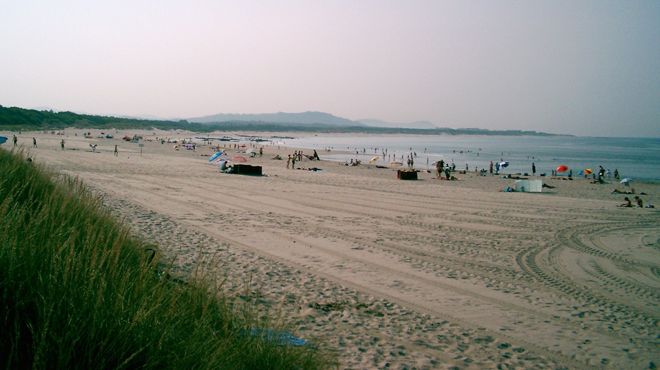 Praia Cabedelo beach in Potugal.