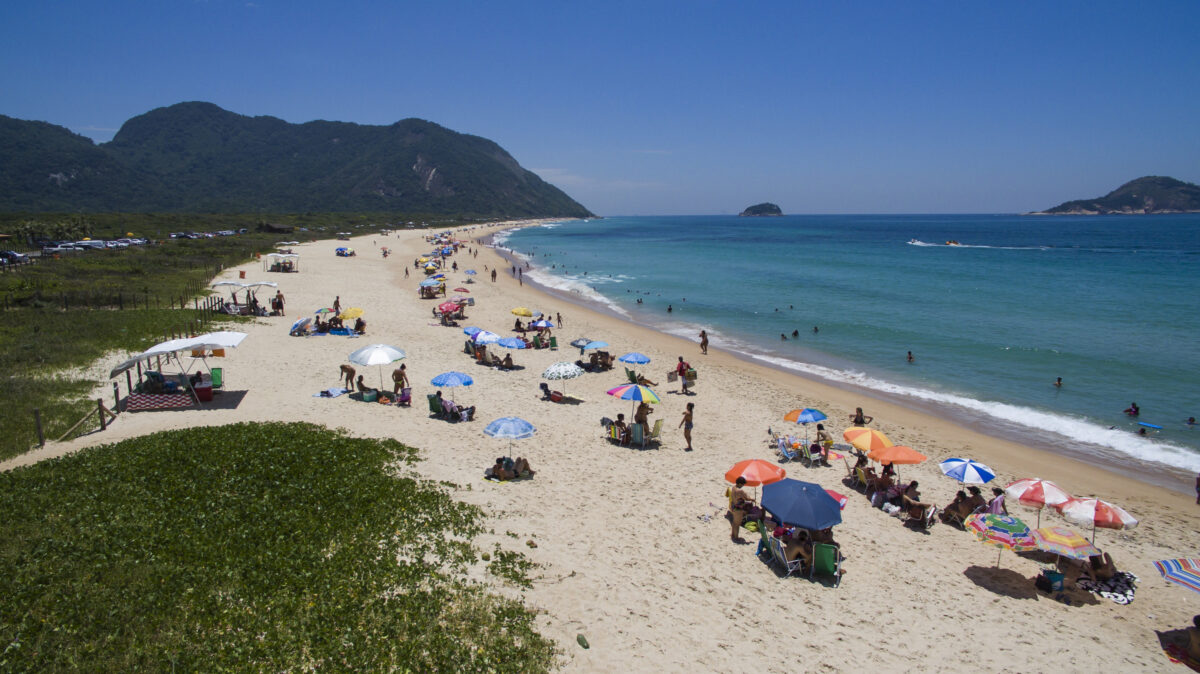 Grumari beach, Rio de Janeiro, Brazil, South America Brazil.
