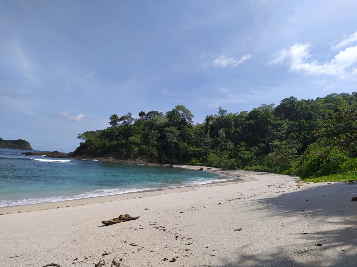 White sand in around Wedi Ireng Beach.