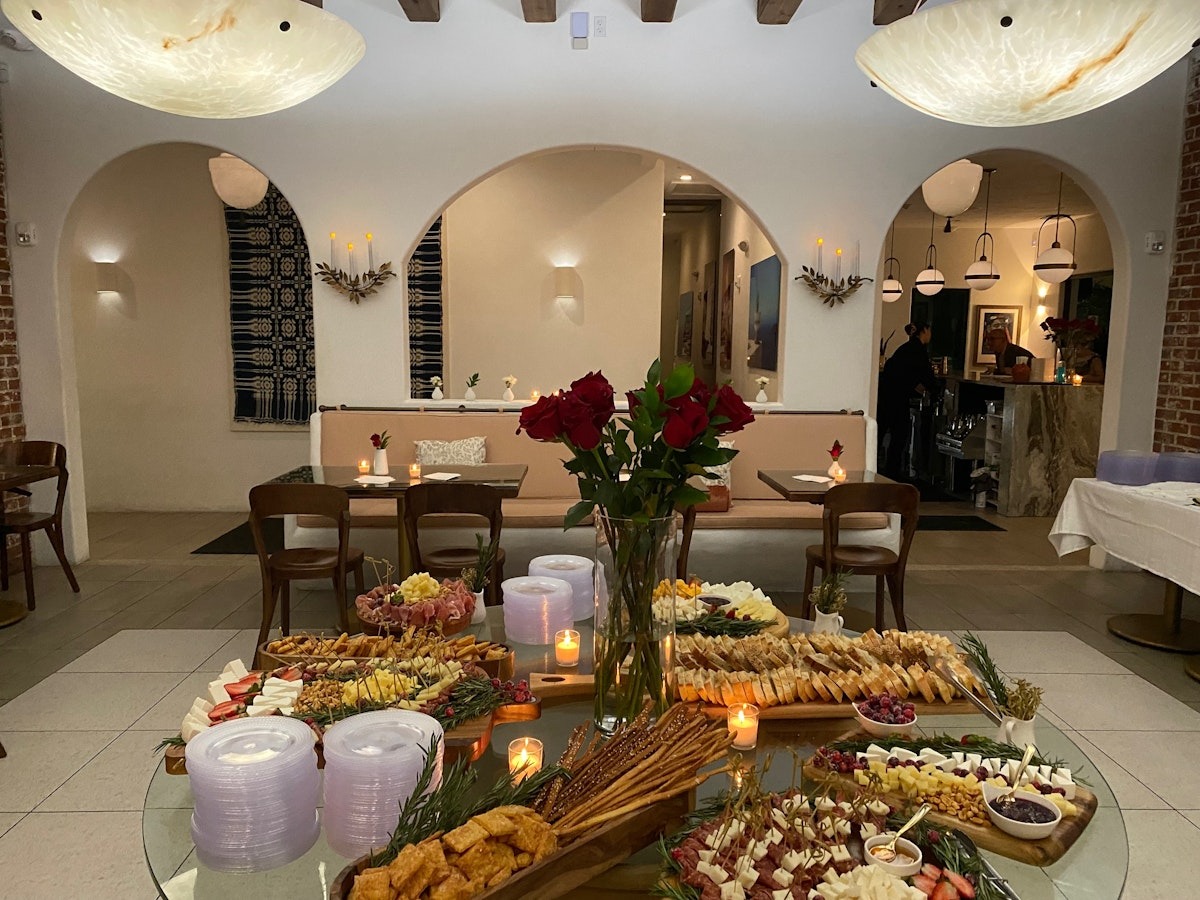 interior of Psomi in Tampa