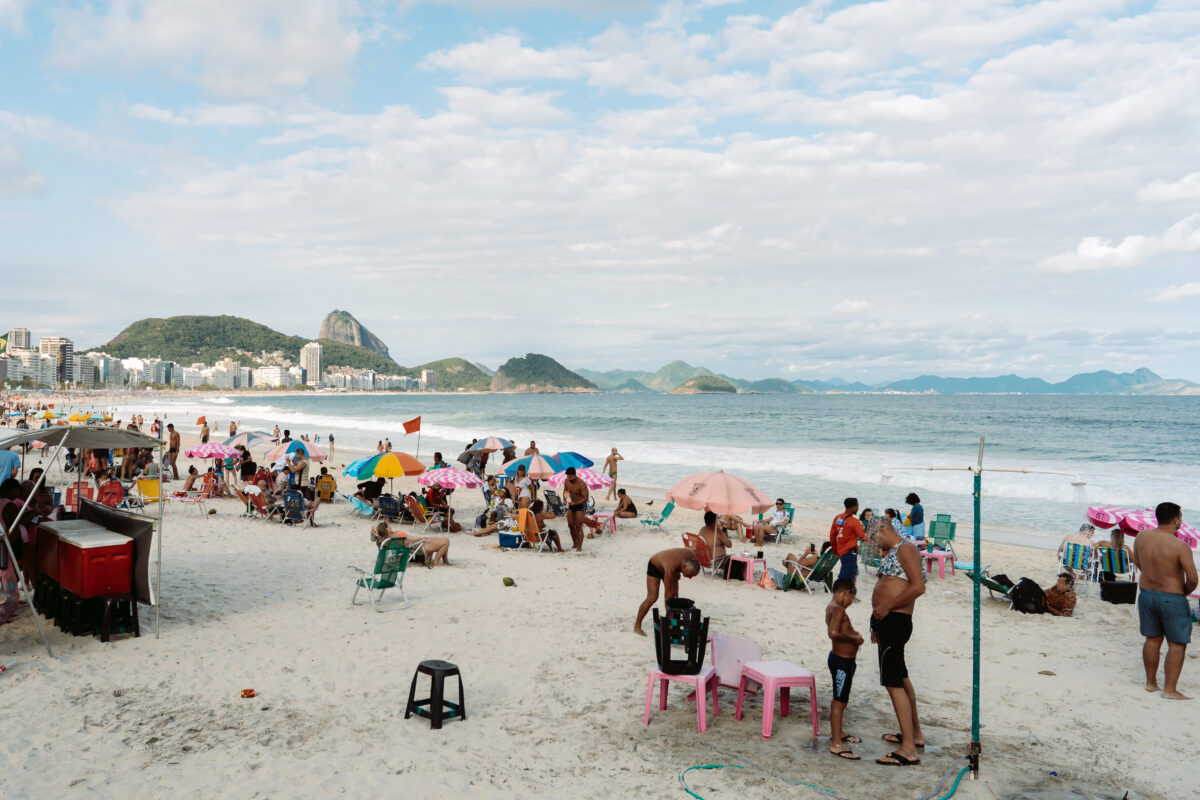 Copacabana beach in Rio