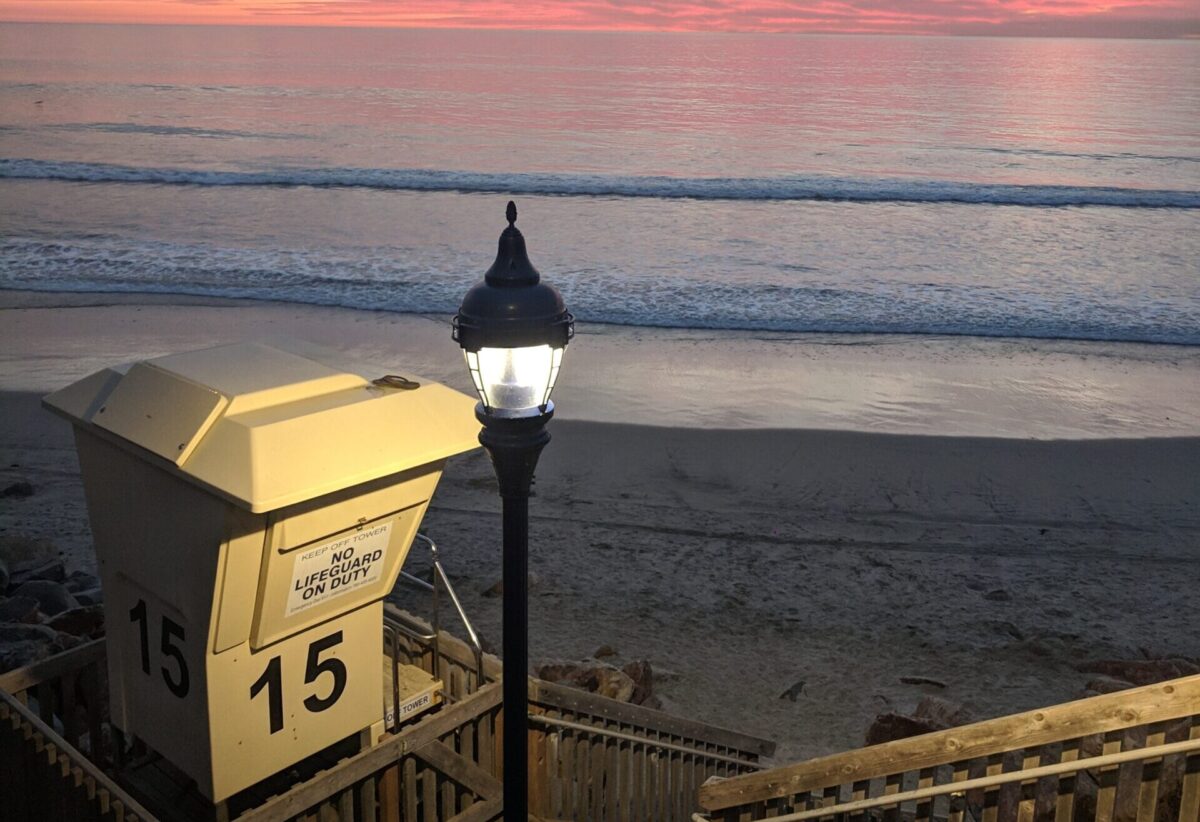 Cassidy Street beach in Oceanside California.