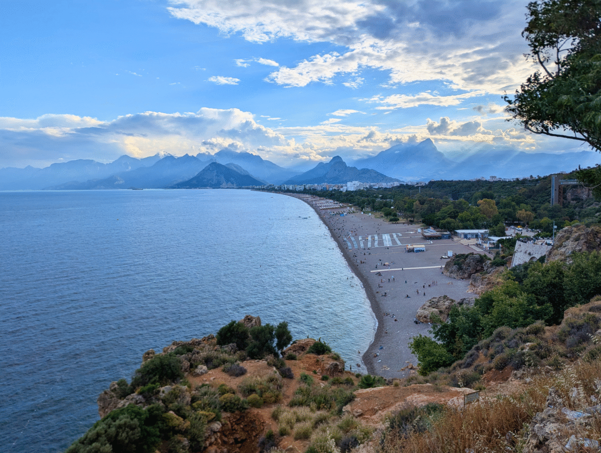 Konyaaltı Beach, Antalya in Turkey