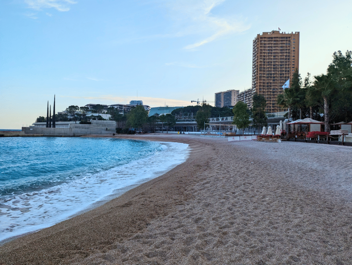 Seaside in Monaco.