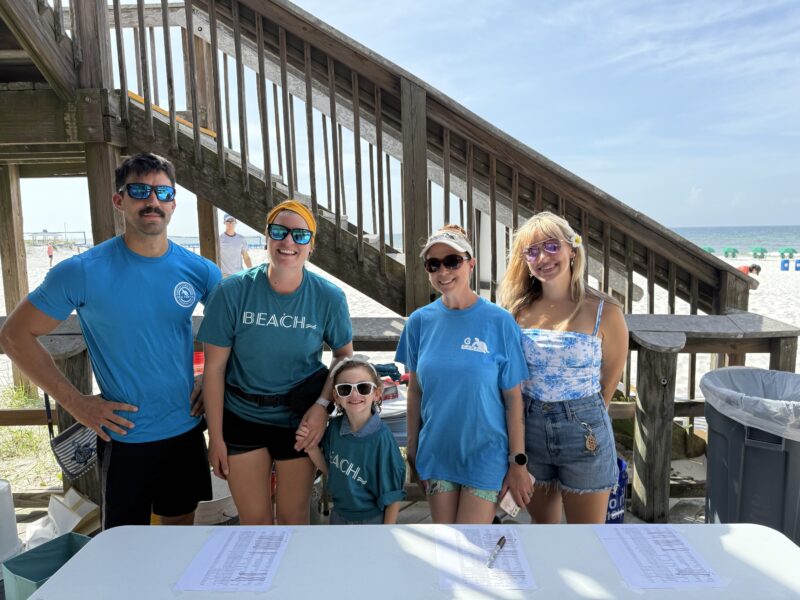 Okaloosa Beach cleanup