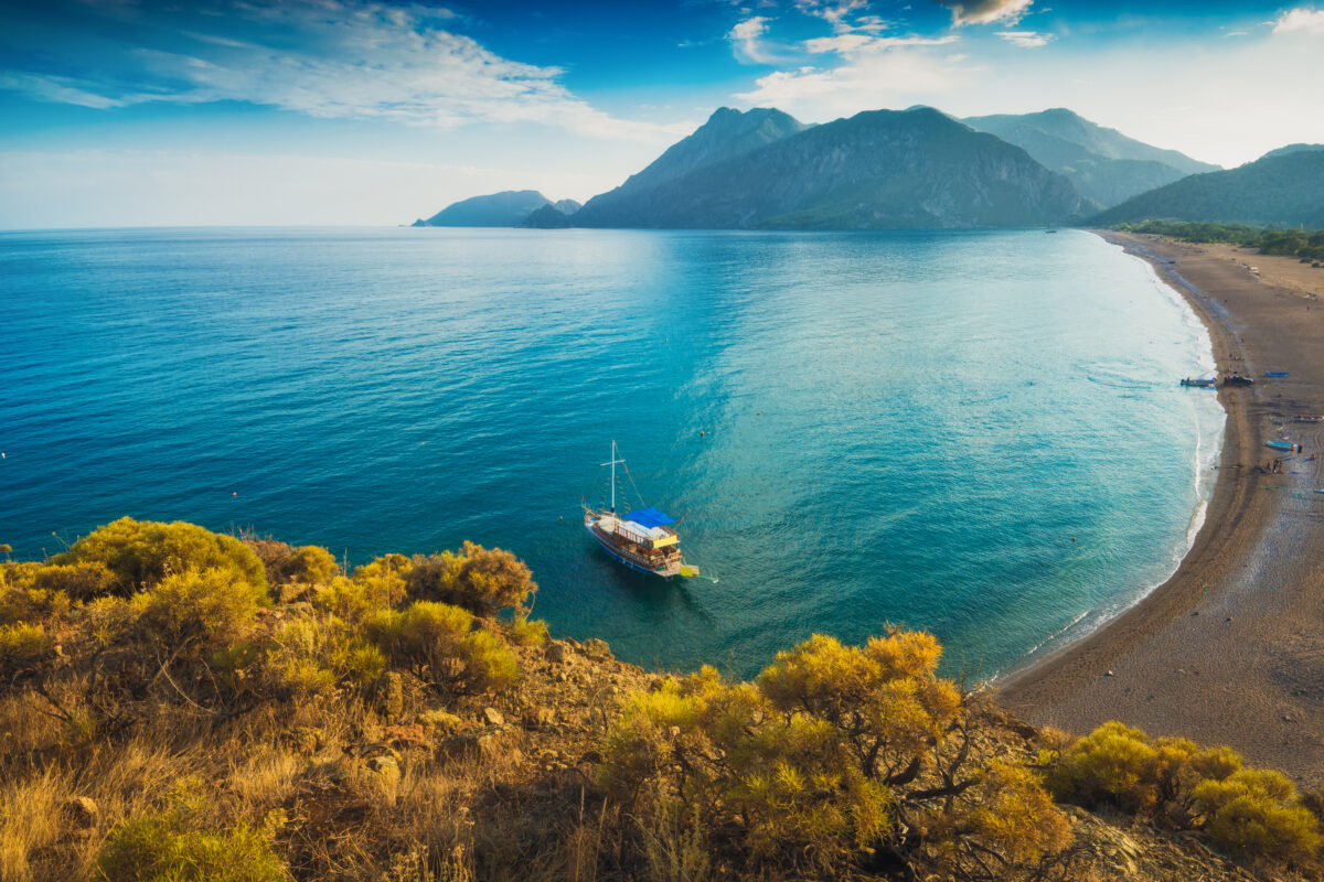 Olimpos Beach in Turkey.