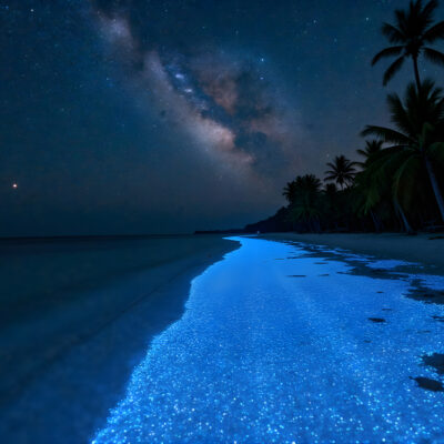 The Best Bioluminescent Beaches Around the World