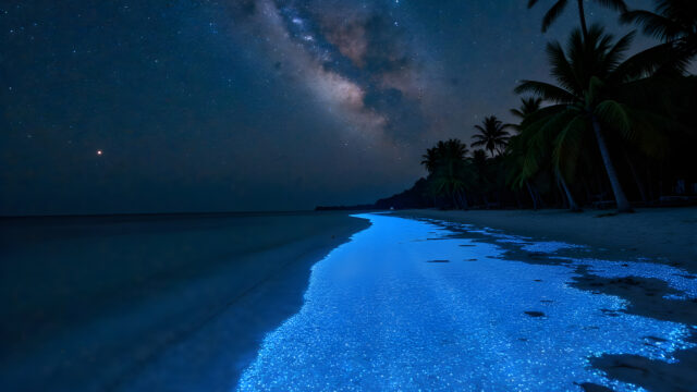 The Best Bioluminescent Beaches Around the World