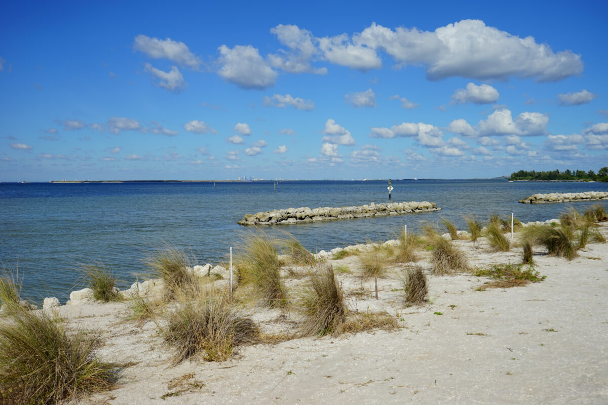 Apollo beach in Florida, USA.
