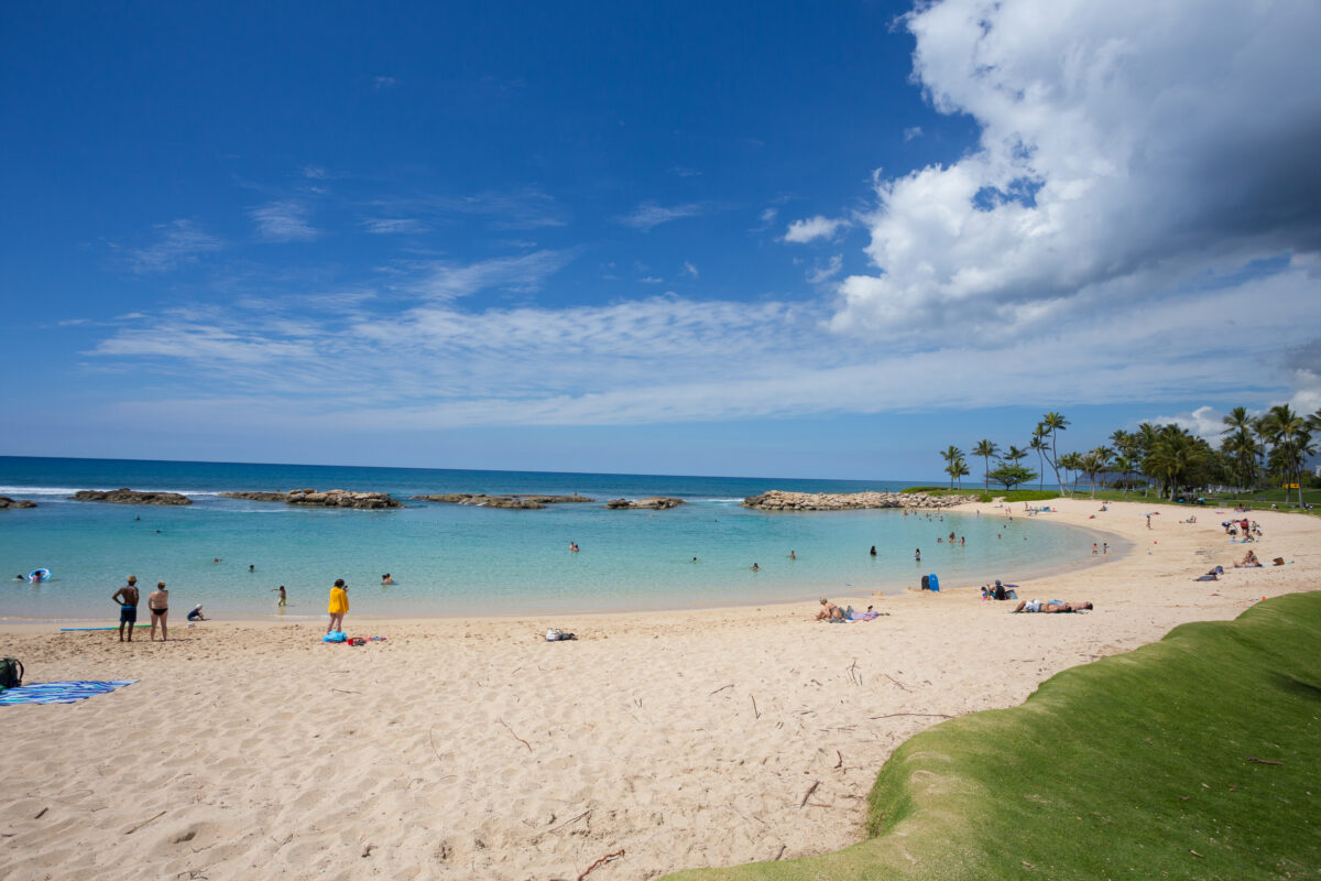 Ko`olina Manmade Lagoon in Oahu Hawaii.