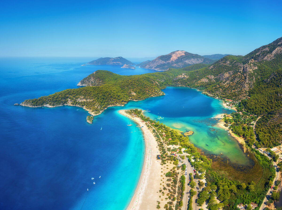 Ölüdeniz Beach in Turkey.