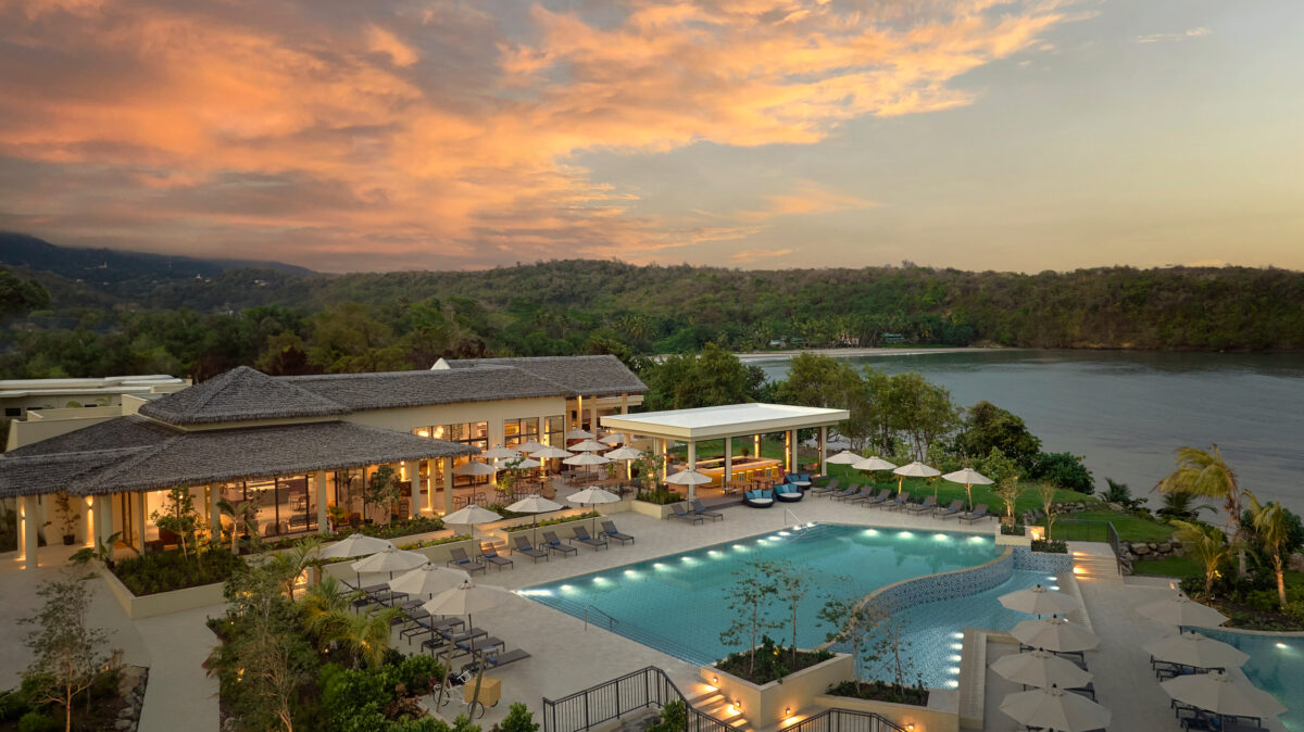 Six Senses La Sagesse Resort Pool.