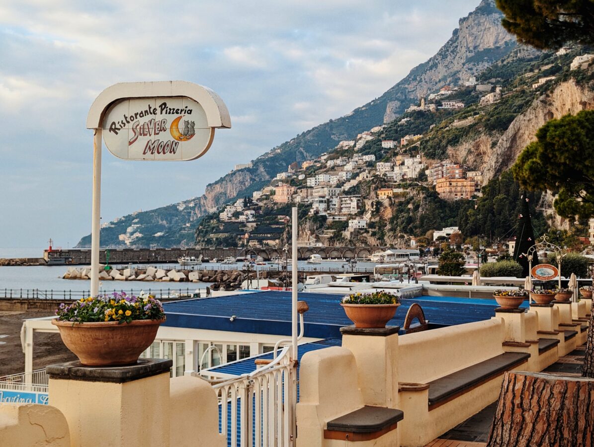 Amalfi coast restaurant.