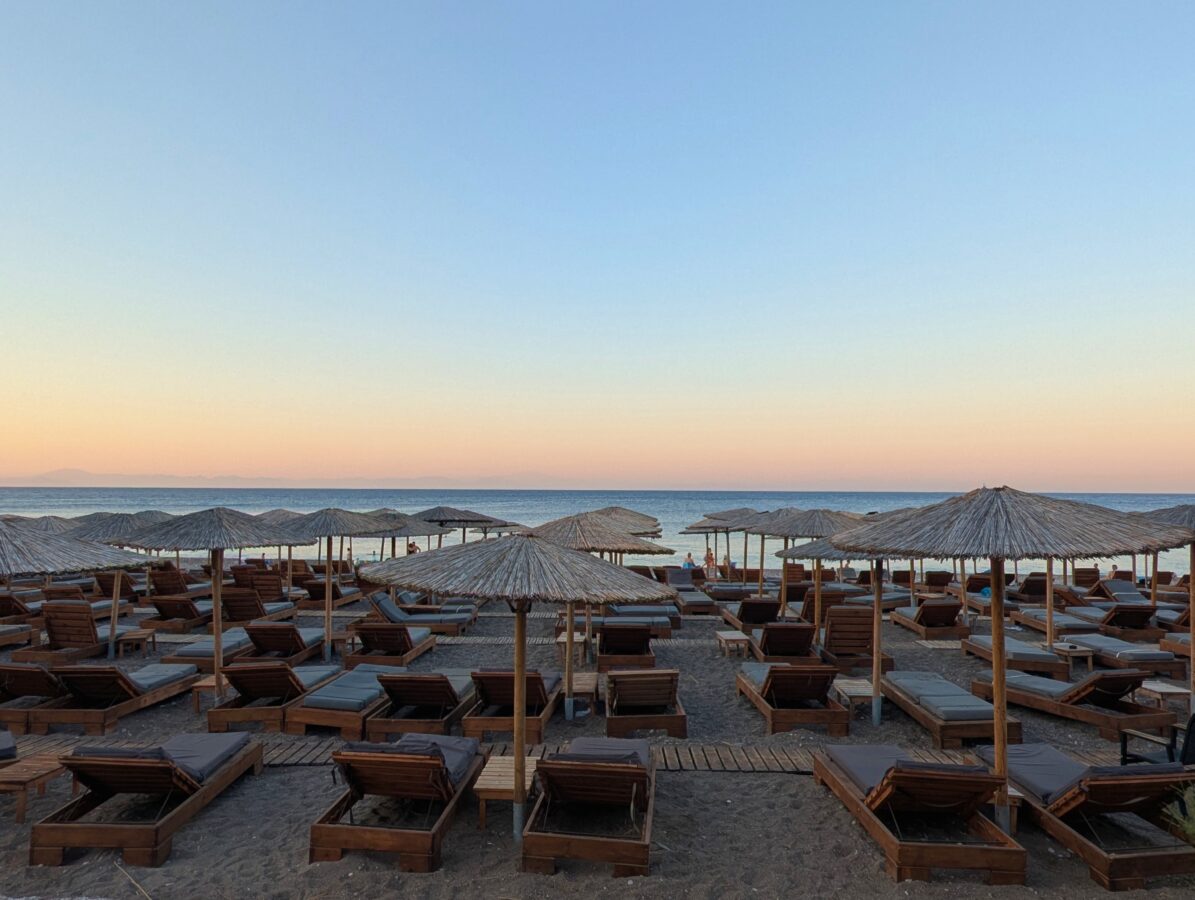 Elli beach in Rhodes, Greece.