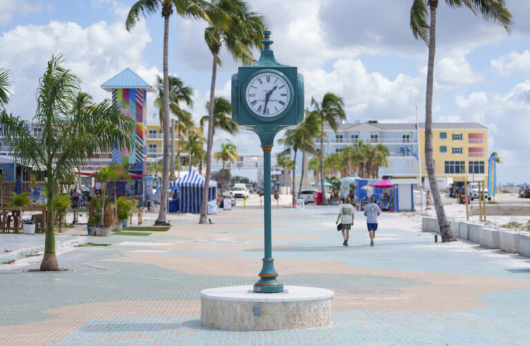 clock at Fort Myers, Florida