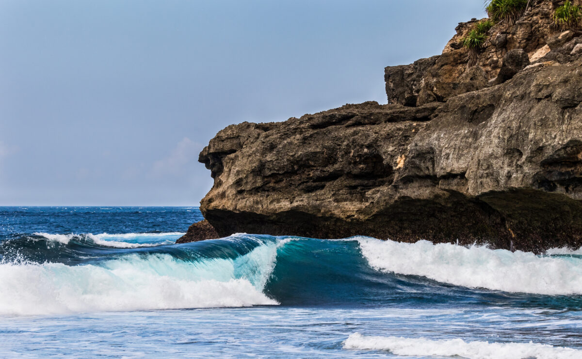 Secret Beach, Nusa Ceningan, Bali, Indonesia.