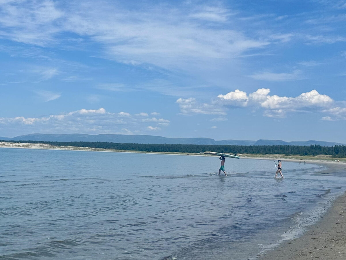 Shallow Bay Beach Newfoundland.