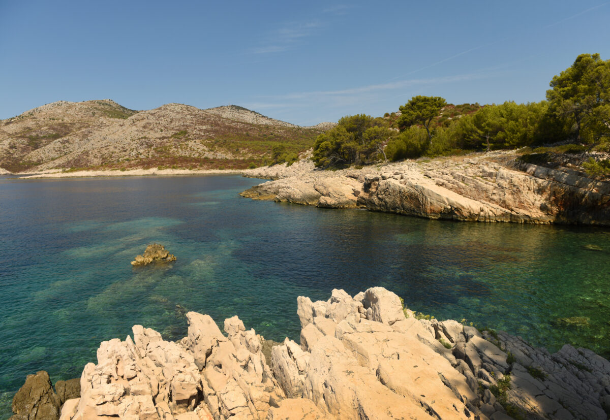 Skrivena Luka, island of Lastovo, Croatia.