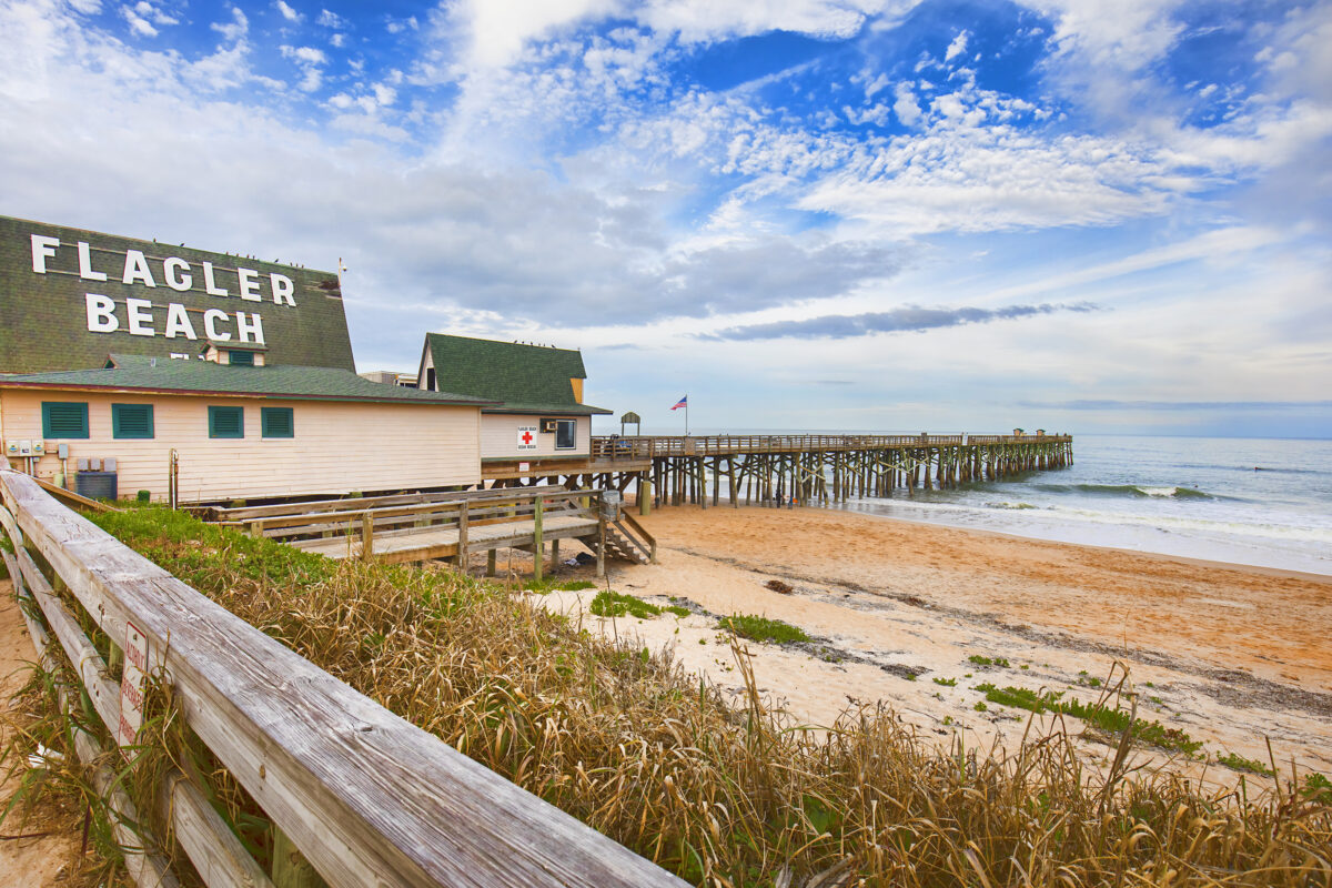 The Flagler Beach municipal pier.