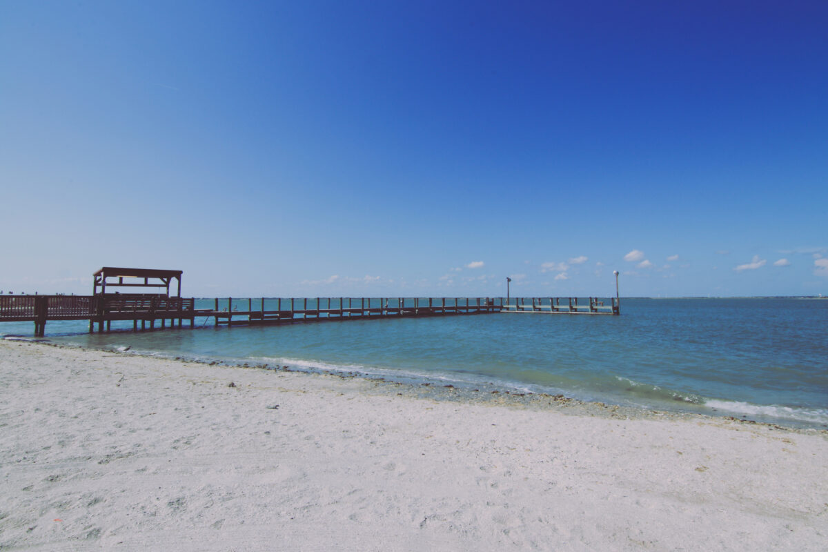 Horace Caldwell Pier on Mustang Island in Corpus Christi