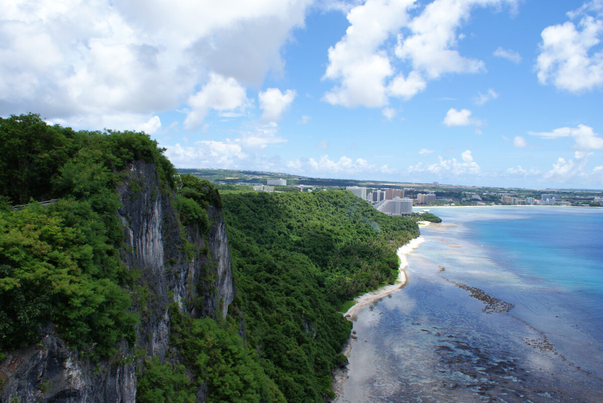 Cliffside at Two Lovers Point in Guam.