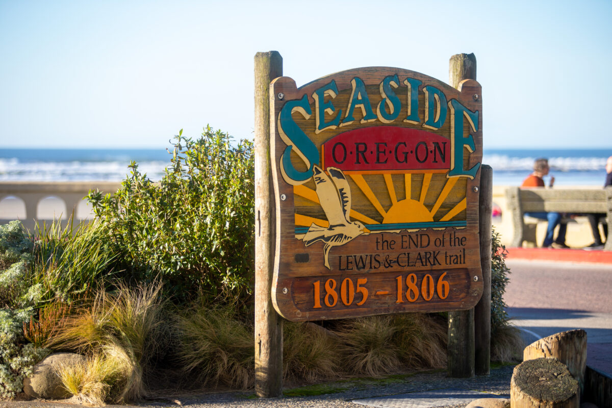 The Seaside City Sign - Seaside, Oregon USA