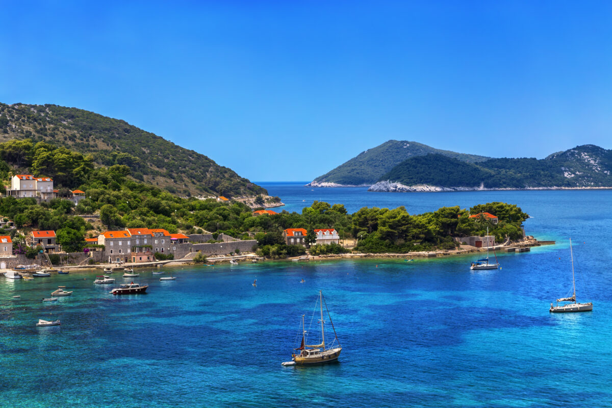 Kolocep Island, Croatia.