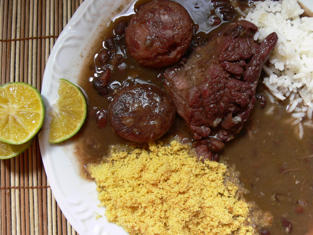 Brazilian Feijoada tipical food.