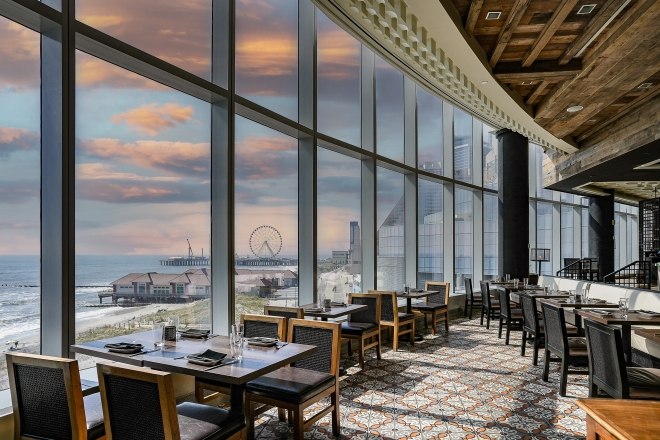 Amada restaurant interior.