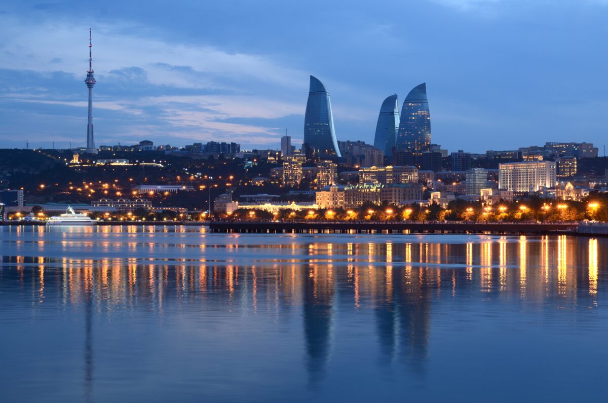View of Baku skyline.