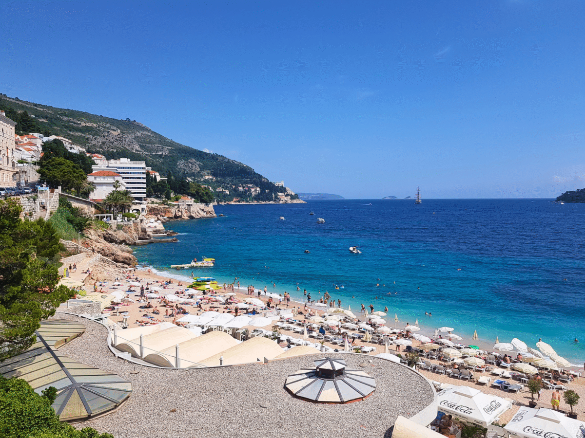 Banje beach.