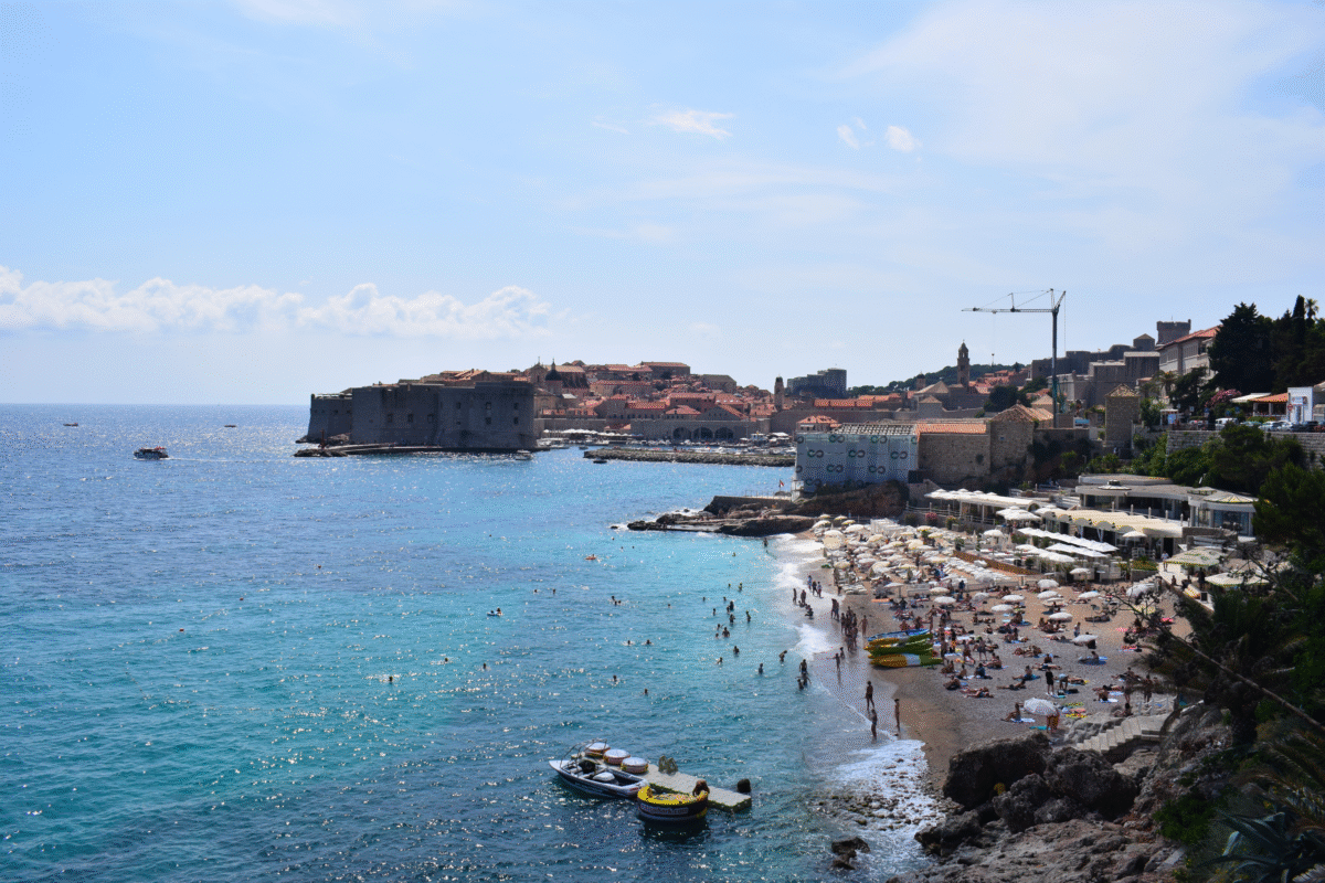 Dubrovnik beach.