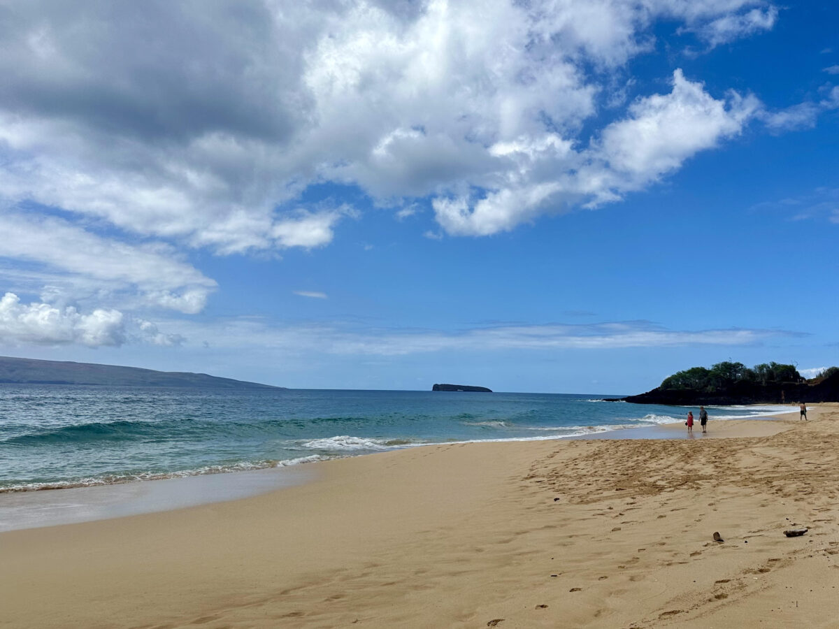 Makena beach secret cove.