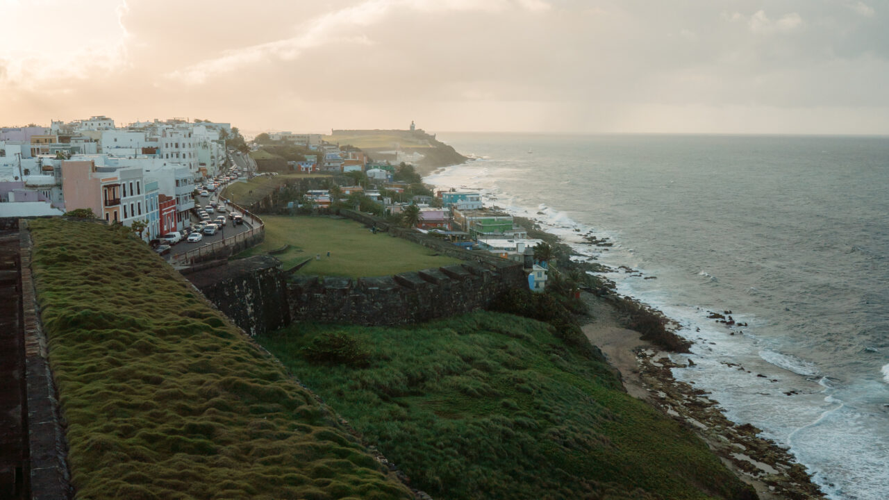 San Juan seem from the fort.
