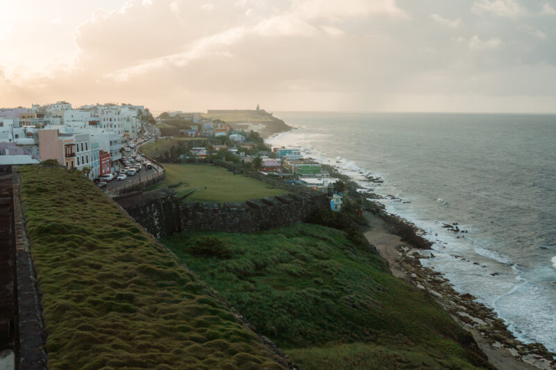 San Juan seem from the fort.