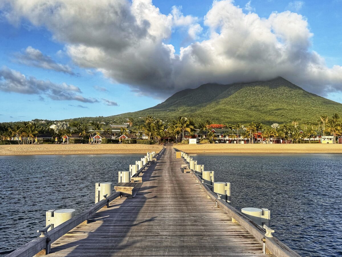 View of Nevis Peak