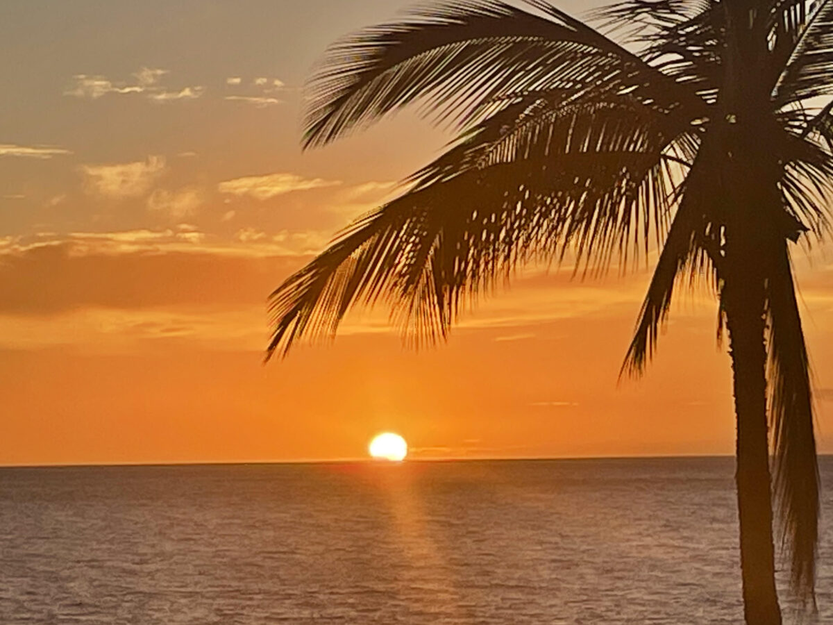 Wailea sunset.
