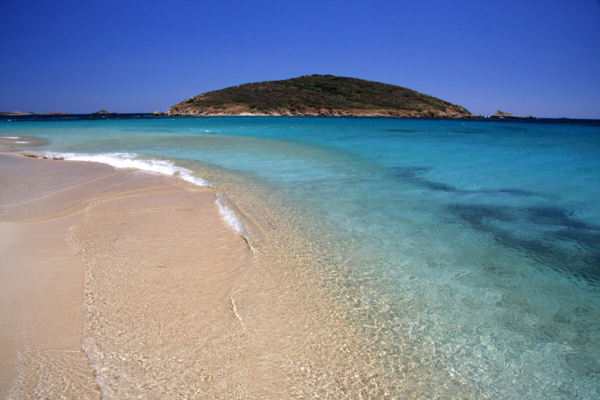 Beach of Tuerredda, Sardinia, Italy.