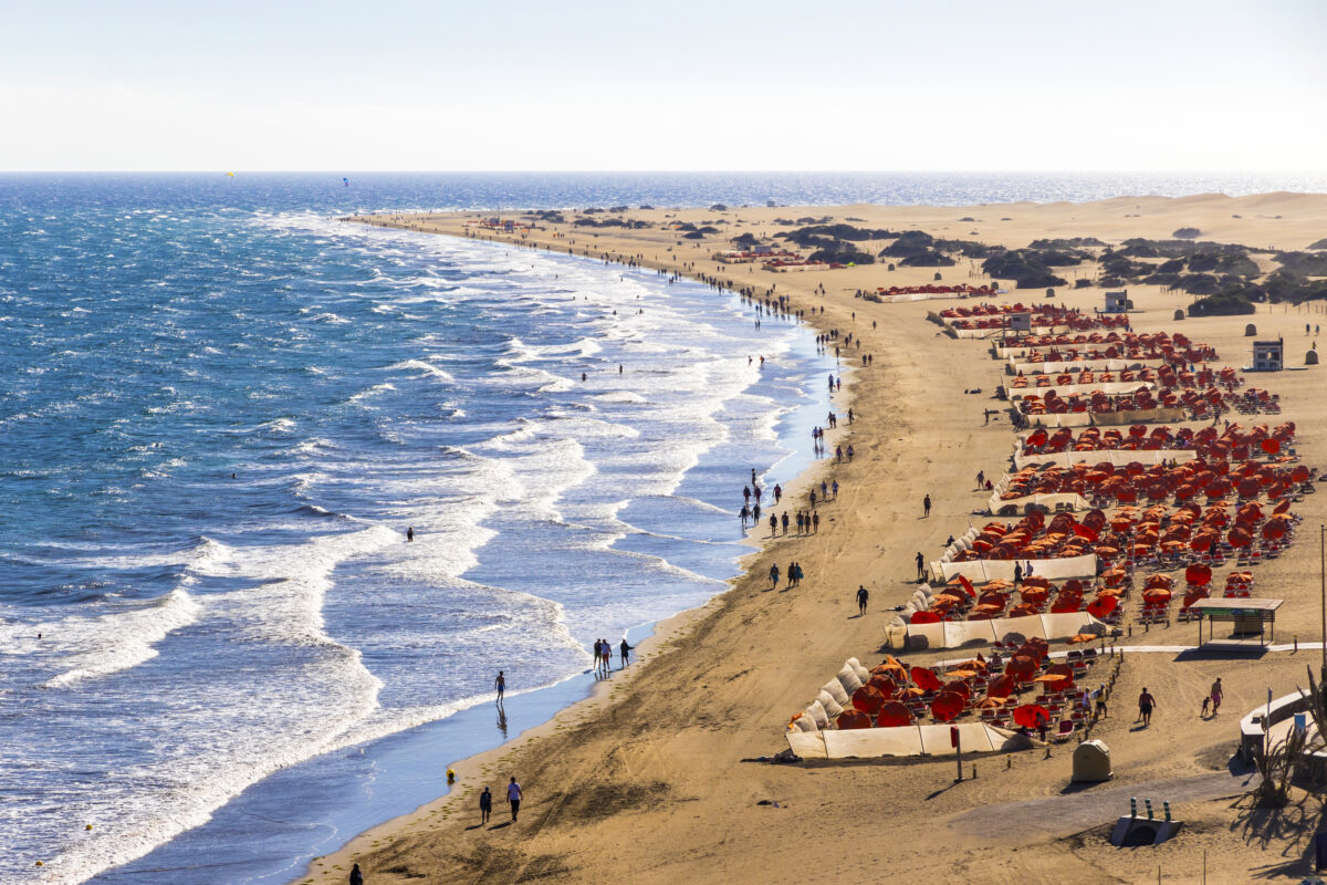 Maspalomas Beach, Gran Canaria island, Canary islands, Spain