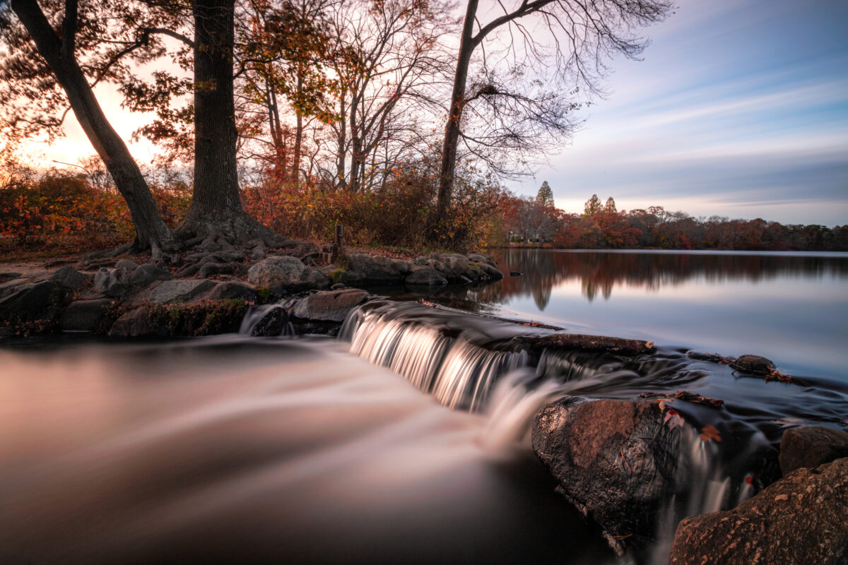 Belmont Lake State Park. Long Island New York.