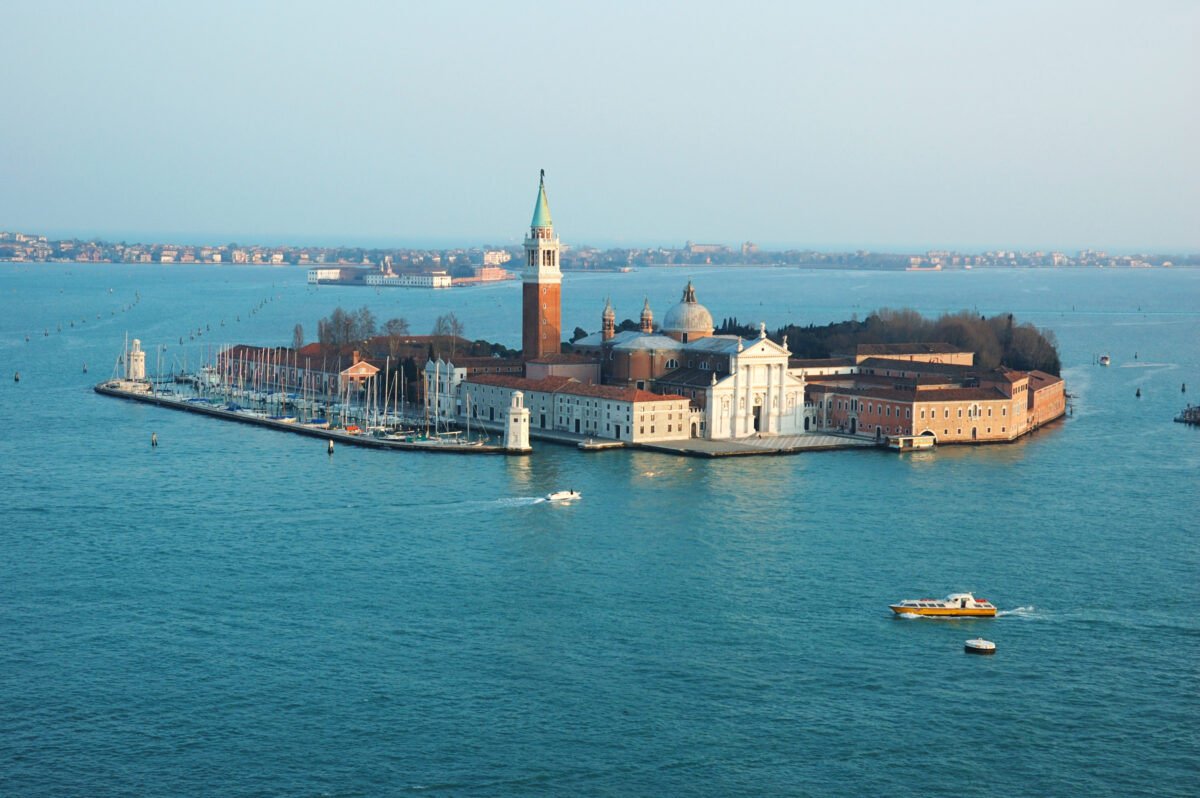 Murano island in the Venetian Lagoon,Italy.