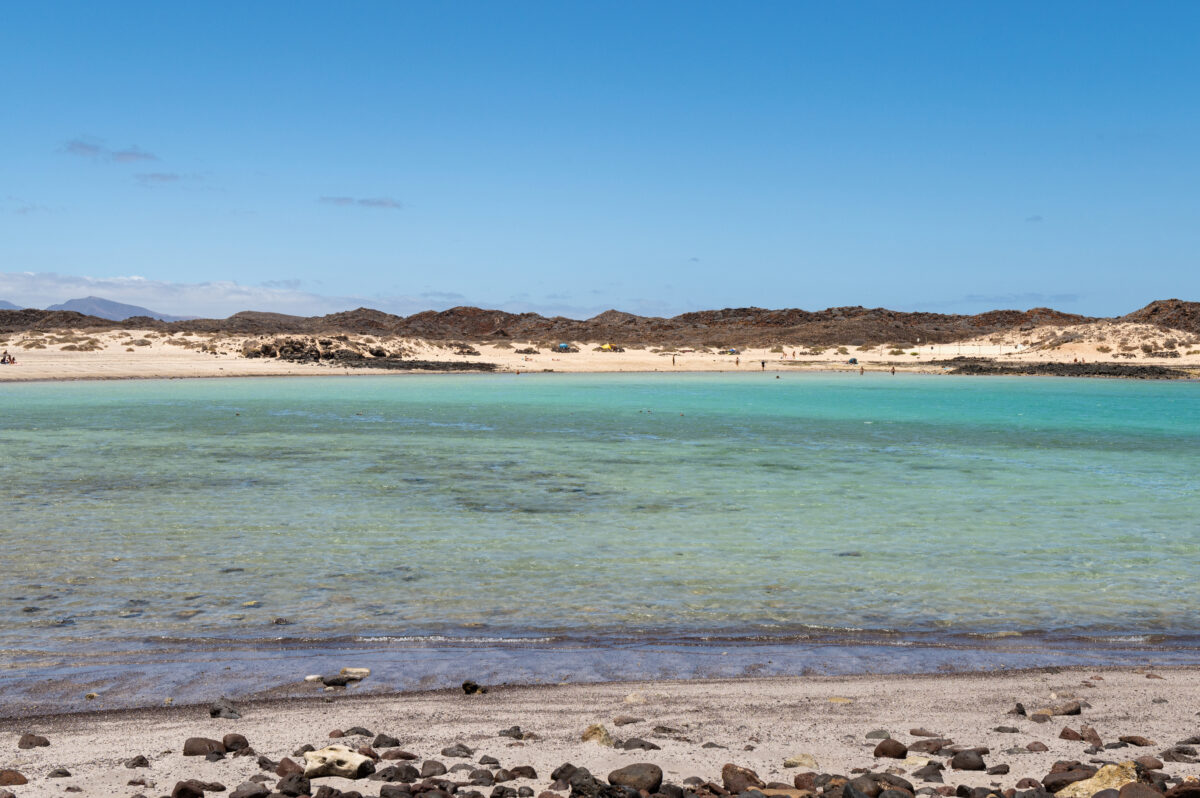 La Concha beach, Lobos island, near Fuerteventura.