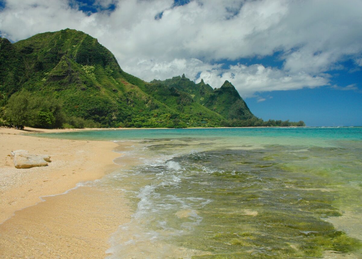 Anini Beach in Kauai.