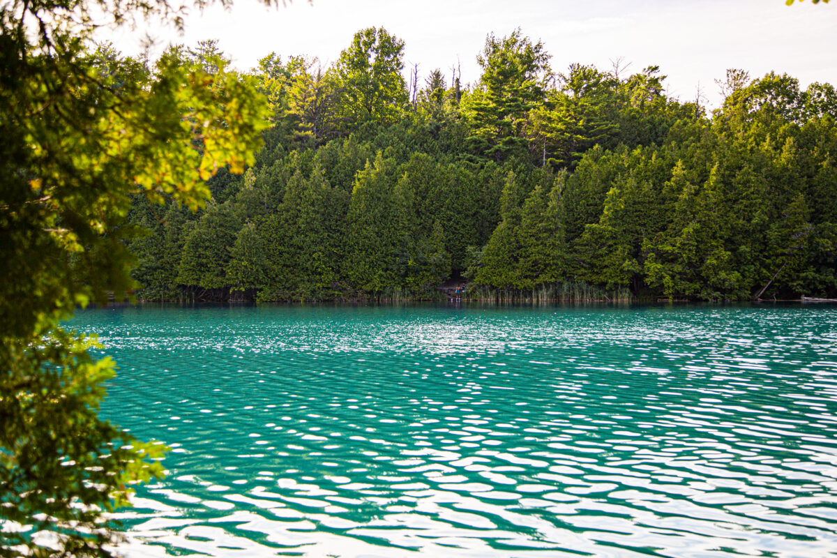 Green Lakes State Park New-York, U. S. A.