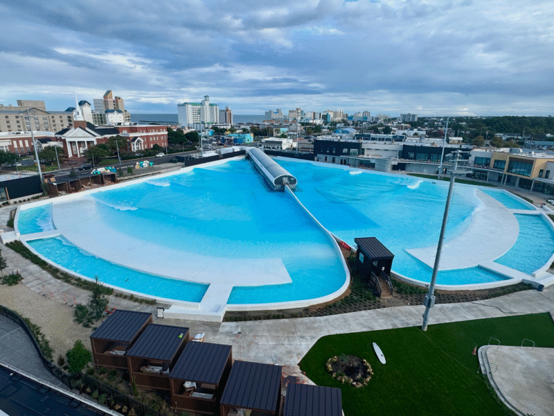 aerial view of Atlantic Park Surf