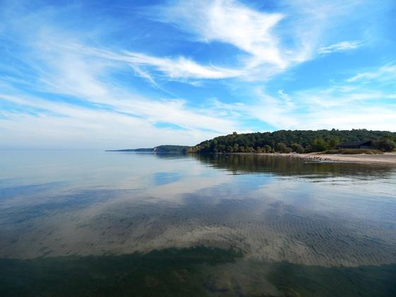 water views at Fair Haven Beach State Park