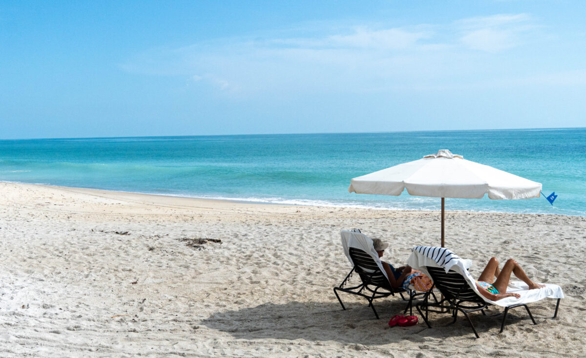 Chairs by beach, Vero Beach Florida.