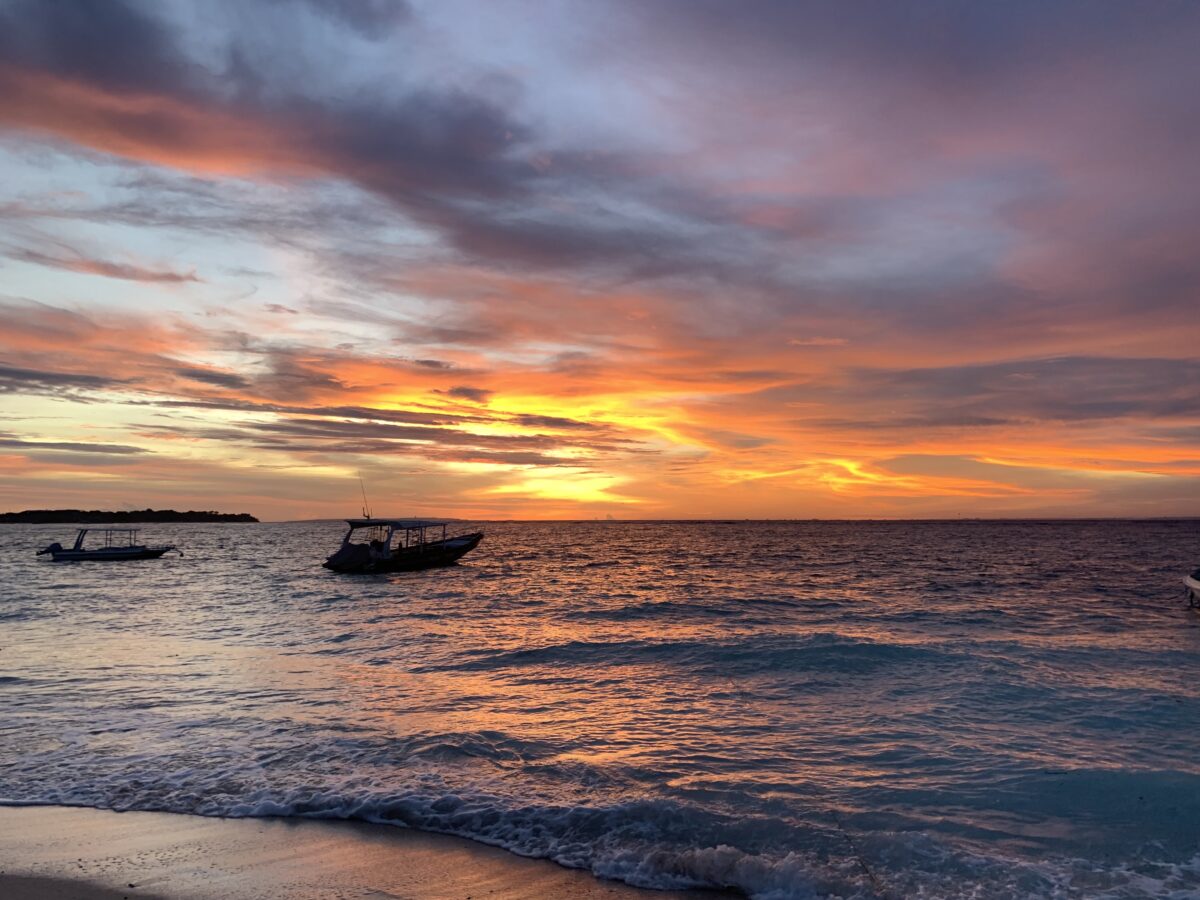 Sunset from Lembongan
